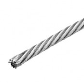 Extra flexible stainless steel 7 strand / 19 wire cable