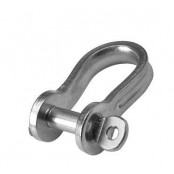 Safety cut lyre shackle