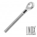 Metric stainless steel threaded eye - right pitch