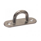 Oblong welded hasp