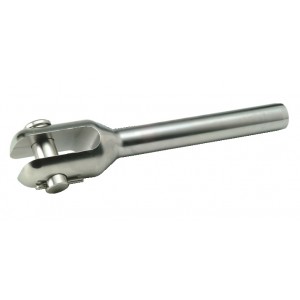 crimp with machined fixed fork terminal