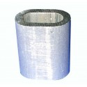 Aluminium oval sleeve DIN 3093