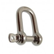 “Standard" stainless steel straight shackle