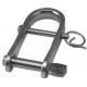 straight cut shackle