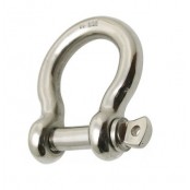 “Standard" stainless steel lyre shackle