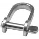 straight cut shackle