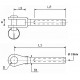 crimp fixed welded fork