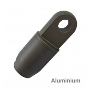 Aluminium eye for dyneema rigging