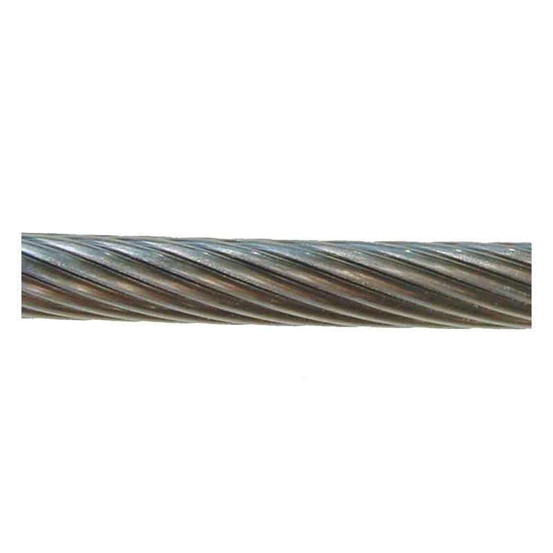 câble acier 6 mm, câble monotoron 1x19, câble galvanisé diamètre 6mm -  Filpack Groupe