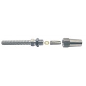 stainless steel swageless threaded terminal