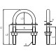 u-shaped wire chain plates