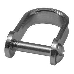 straight cut shackle with screw