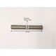 Stainless steel threaded stud