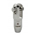 Terminaison inox à chape pour cordage