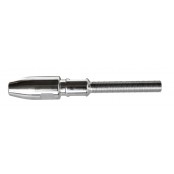 Norseman type UNF threaded terminal with cone