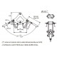 shade sail tensioning plate