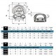 Toggle chain plates model 2