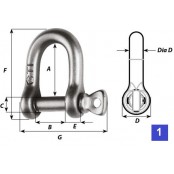 Titanium shackles