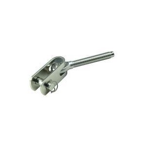 Metric threaded toggle fork - left pitch