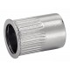 Knurled rivet nuts