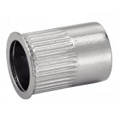 Knurled rivet nuts