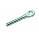 Metric stainless steel threaded eye - right pitch