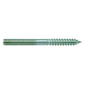 Combined wood screw/metric right thread