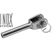 Design" terminal with fixed welded fork - INOX System