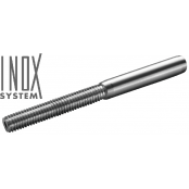 Crimp “Design" left threaded terminal - INOX System