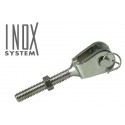 “Design” fixed welded fork left thread - INOX System