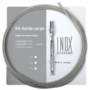 LEH - Kit de matériel de garde-corps de câble en acier inoxydable Kit de  garde-corps de câble en acier inoxydable - Cdiscount Bricolage