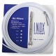 White coated Ø4mm (1*19) cable railing kit with fixed fork.