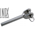 Crimp terminal with welded fixed fork - INOX System