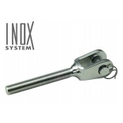 Fixed fork with metric left thread - INOX System