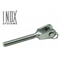 Fixed fork with metric left thread - INOX System