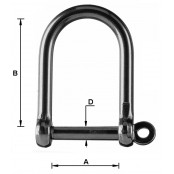 Forged stainless steel shackle