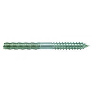 combined wood screw and metric thread