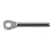 Stainless steel crimp eye terminal