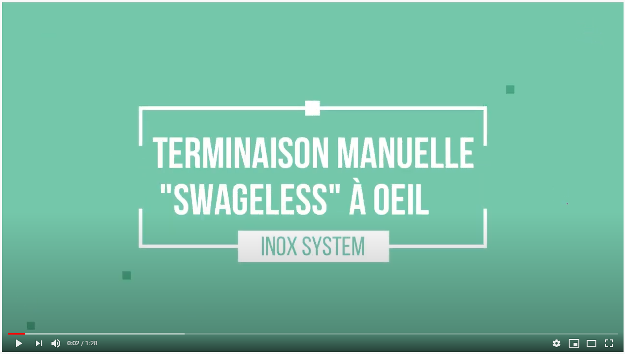 terminaison manuelle à oeil