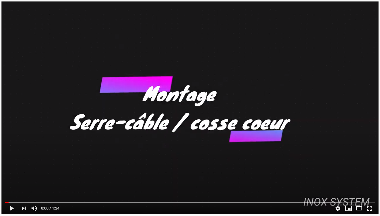 montage serre cable